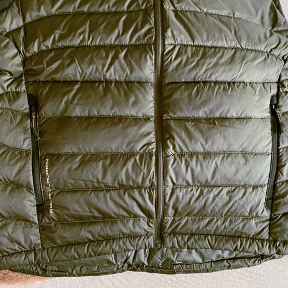 RLX Ralph Lauren New Men's Nylon Loden Green Global Explorer Vest Size Medium - Picture 3 of 15